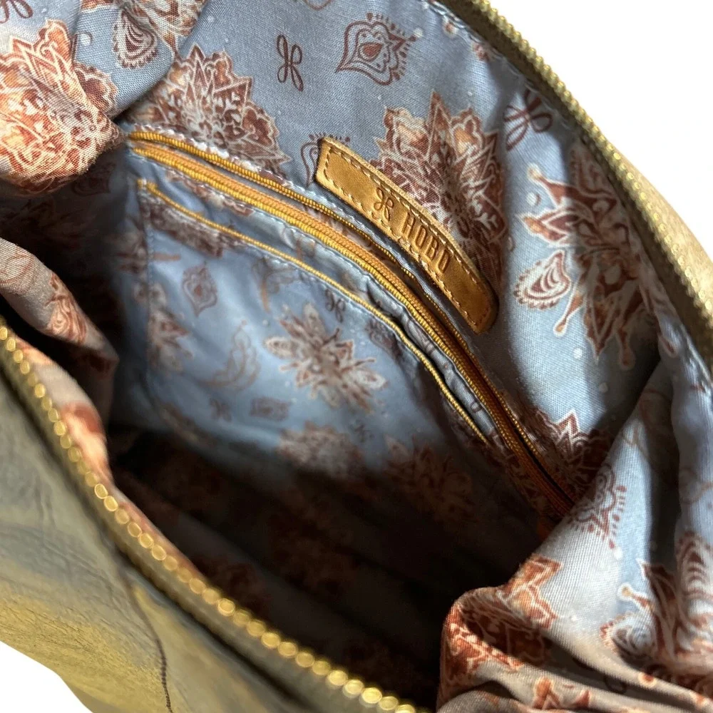 HOBO Shoulder Bag Brown Leather Adjustable Strap Everyday‎ Casual Purse